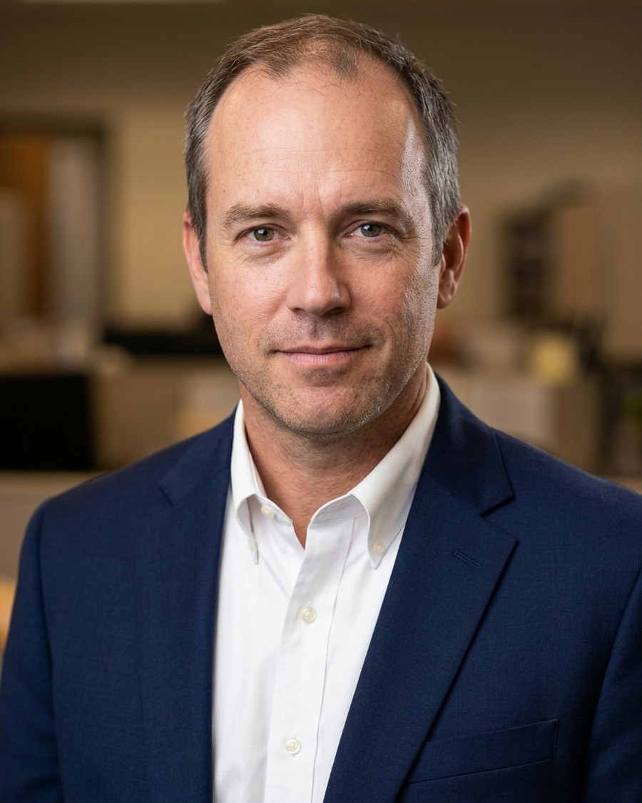 After headshot for Office directory
